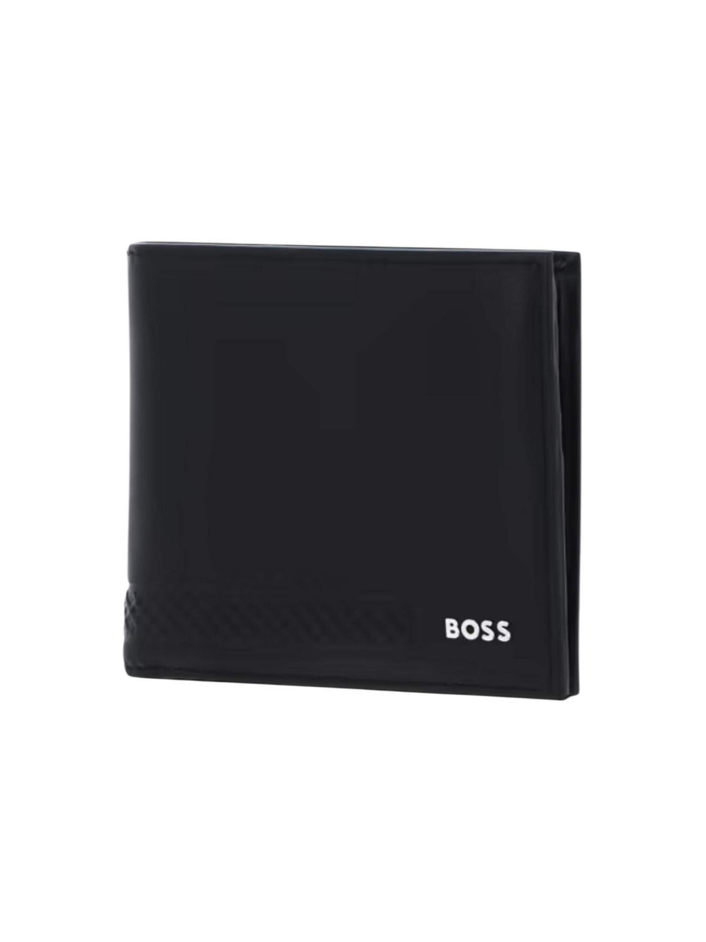 Porte-monnaies BOSS en noir : devant