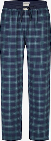 Phil & Co. Berlin Pyjamahose ' Flanell ' in Blau: Vorderseite