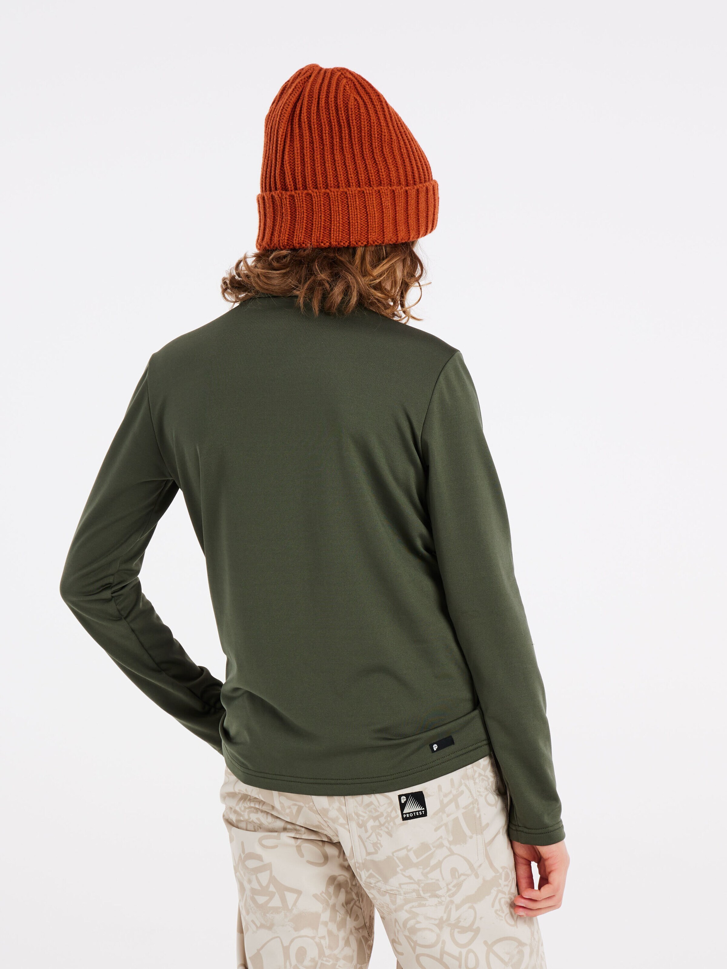 PROTEST Sportief sweatshirt 'WILLOWY JR' in Groen