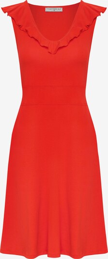 Mademoiselle YéYé Jerseykleid 'Pick Me Up Dress' in orange, Produktansicht