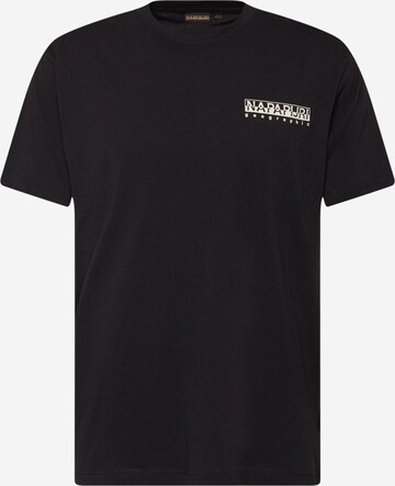 NAPAPIJRI - Camiseta 'QUINTINO' en negro: frente