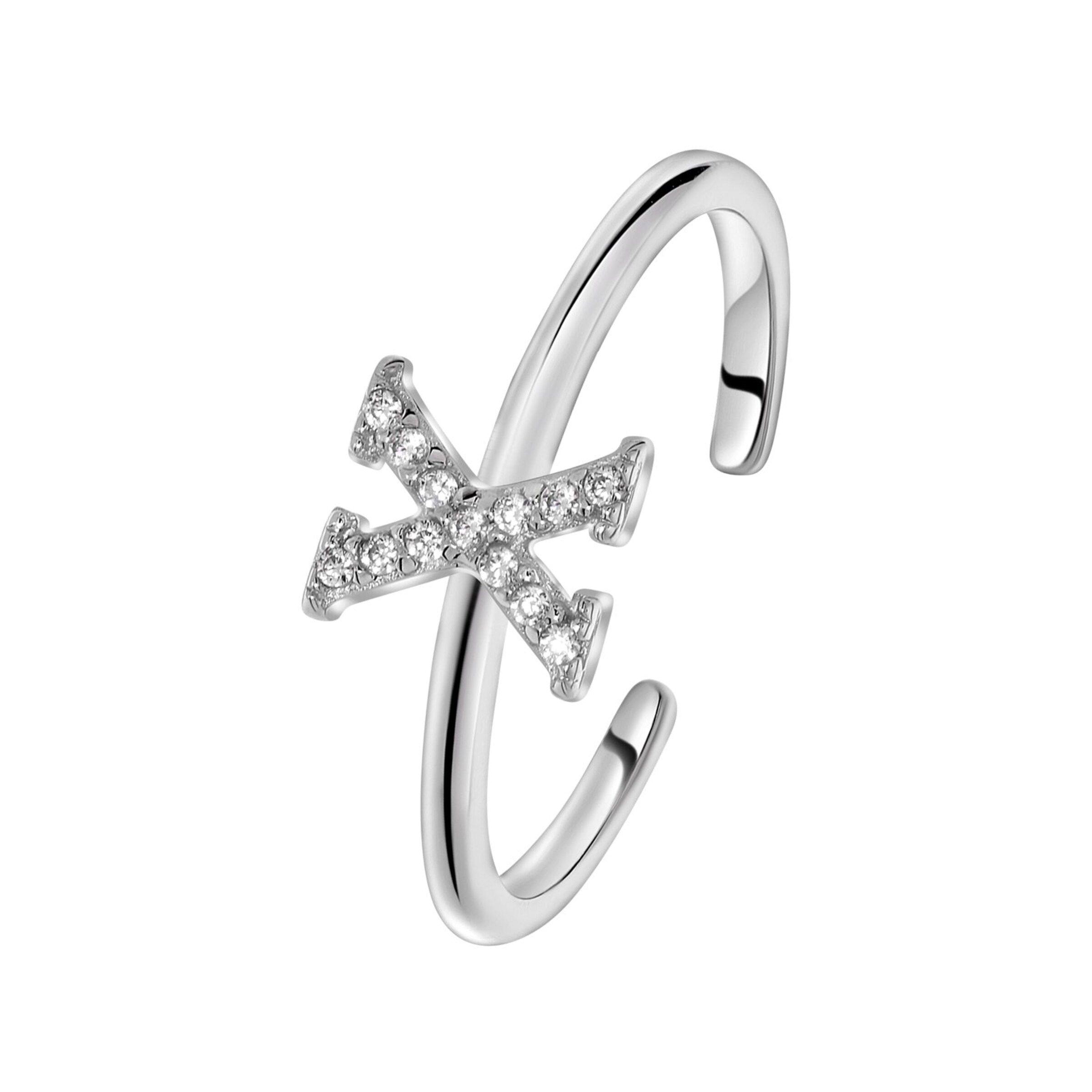 Lucardi Ring in Silber