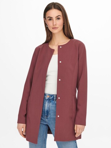 JDY Between-Seasons Coat 'Brighton' in Pink: front