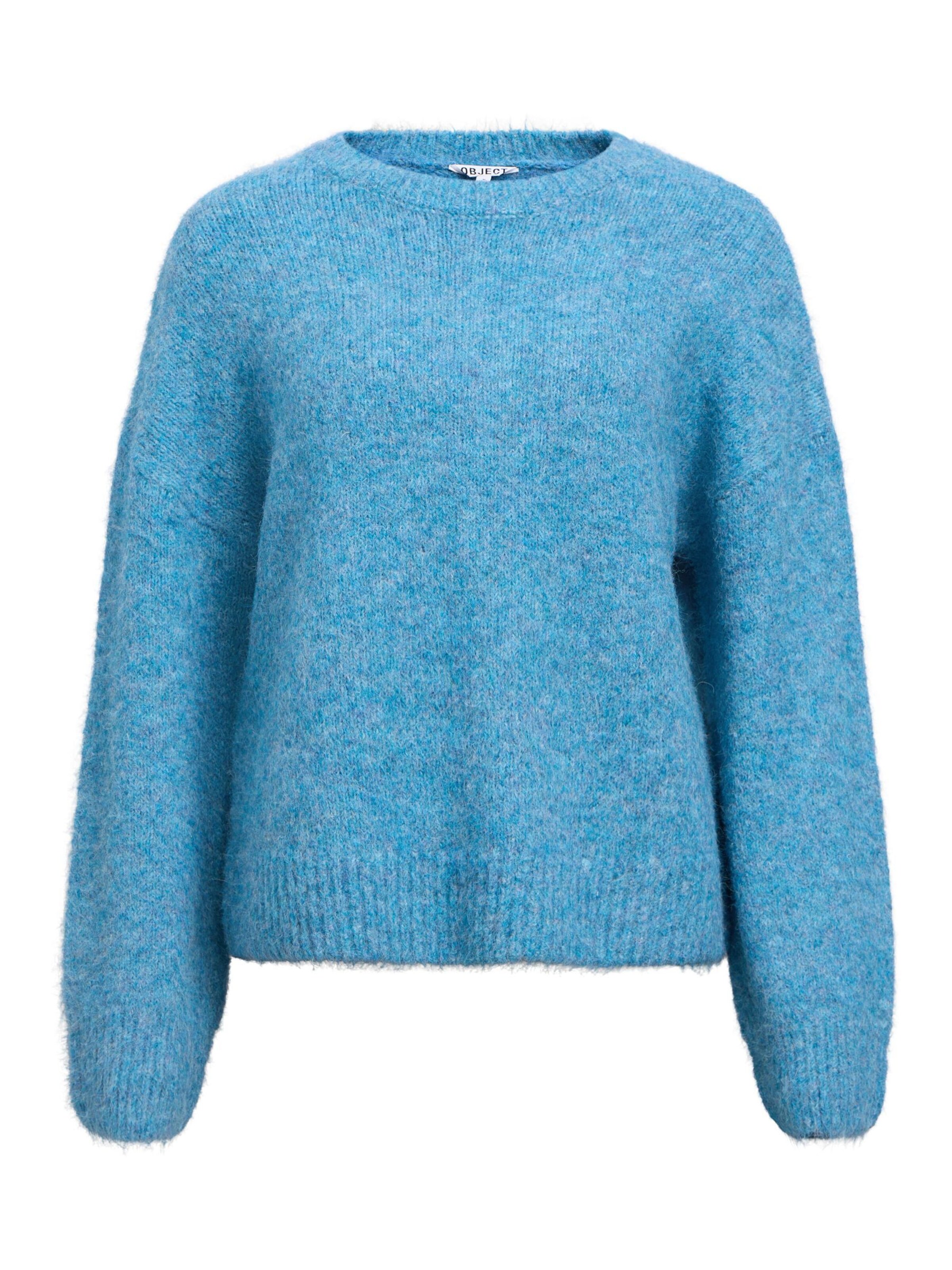 Pull-over OBJECT en bleu : devant