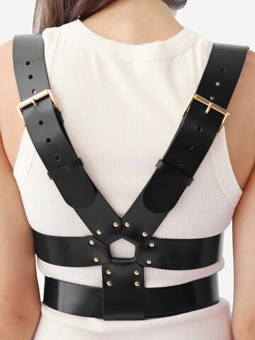 Haute Cuir Gürtel 'Body Cage Harness'‌‌‌‌‌‌ in Schwarz