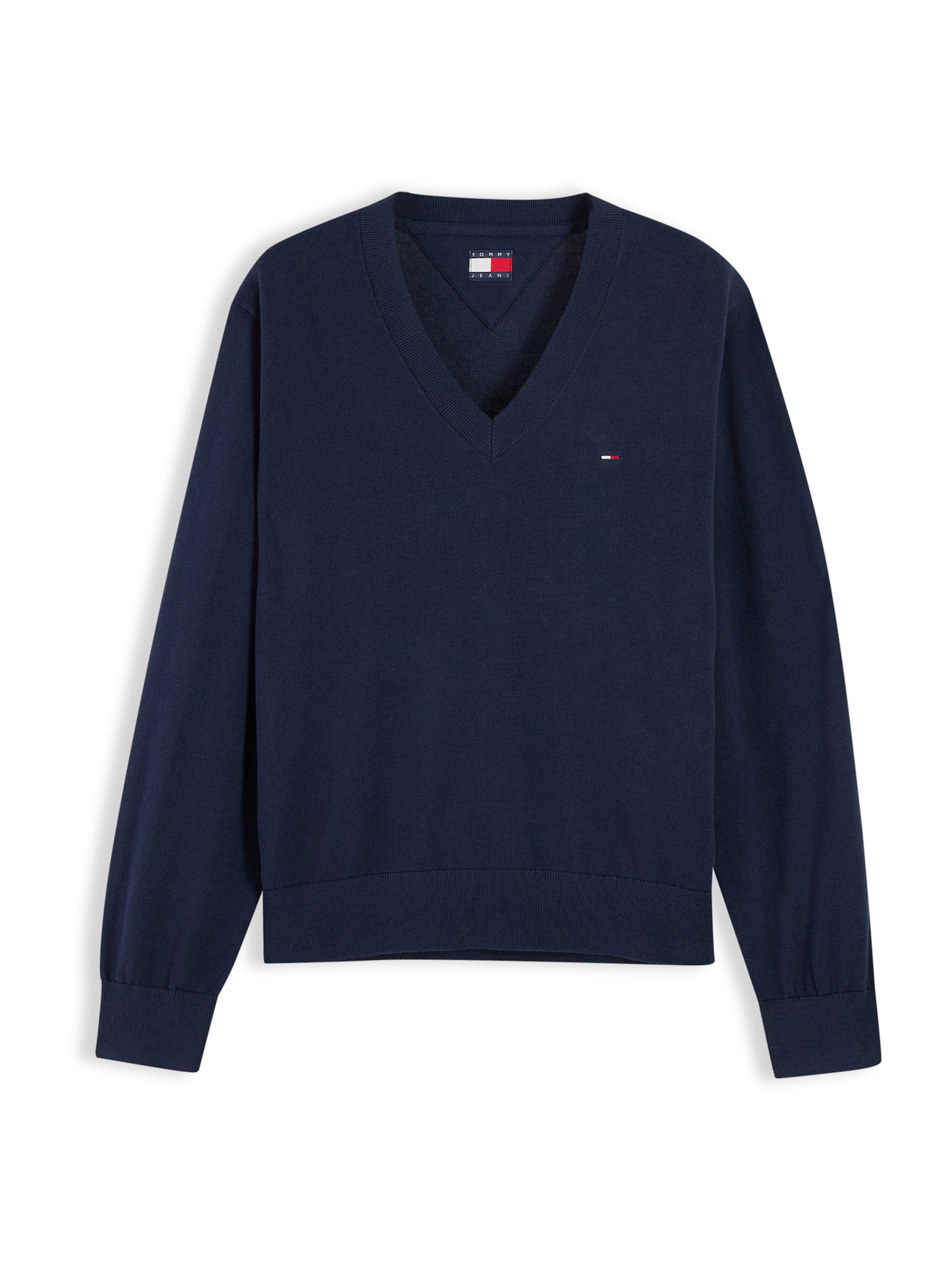Pulover 'ESSENTIAL' de la Tommy Jeans pe albastru: față