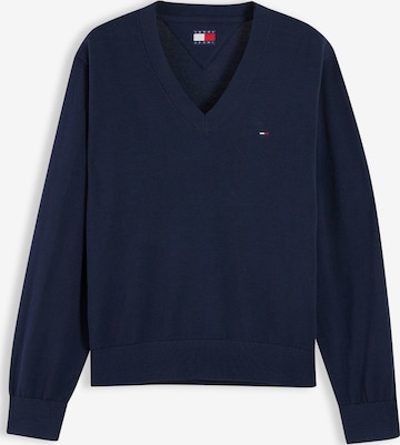 Tommy Jeans Sweter 'ESSENTIAL' w kolorze niebieski: przód