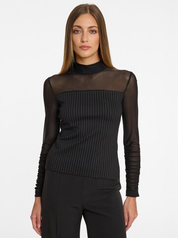 Ana Alcazar Shirt 'Angi' in Zwart: voorkant