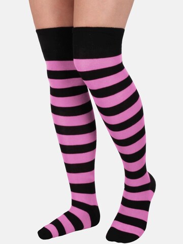 Chaussettes montantes normani en noir