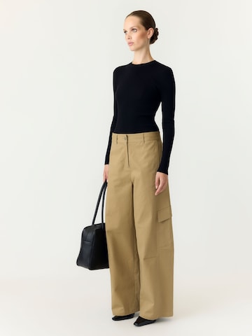 YAS Regular Cargobroek in Beige