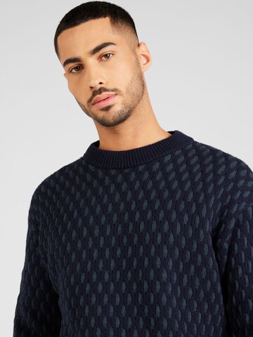 BOSS Sweater 'Kesh' in Blue