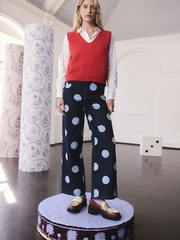 Wide Leg Jean Cath Kidston en bleu