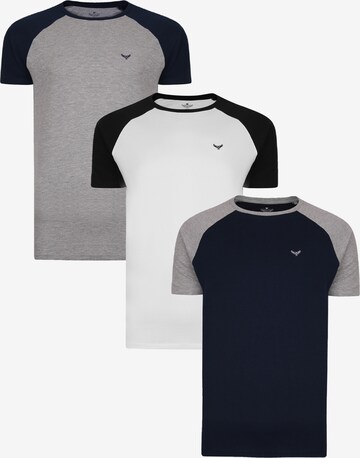 Threadbare T-Shirt '3er Pack' in Mischfarben: front