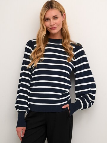 Kaffe Pullover 'Mala' in Blau: Vorderseite