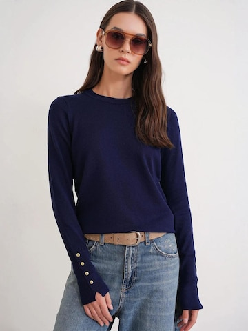 Pull-over MixRay en bleu : devant