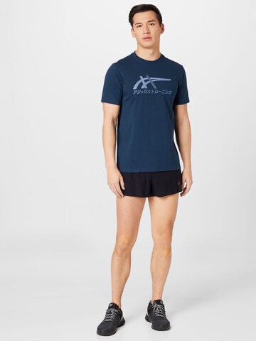 ASICS - Camiseta funcional 'TIGER' en azul