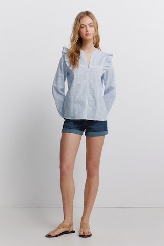 Springfield Bluse in Blau