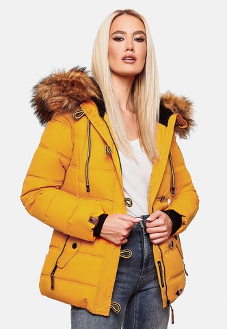 NAVAHOO Winter Jacket 'Zoja' in Yellow