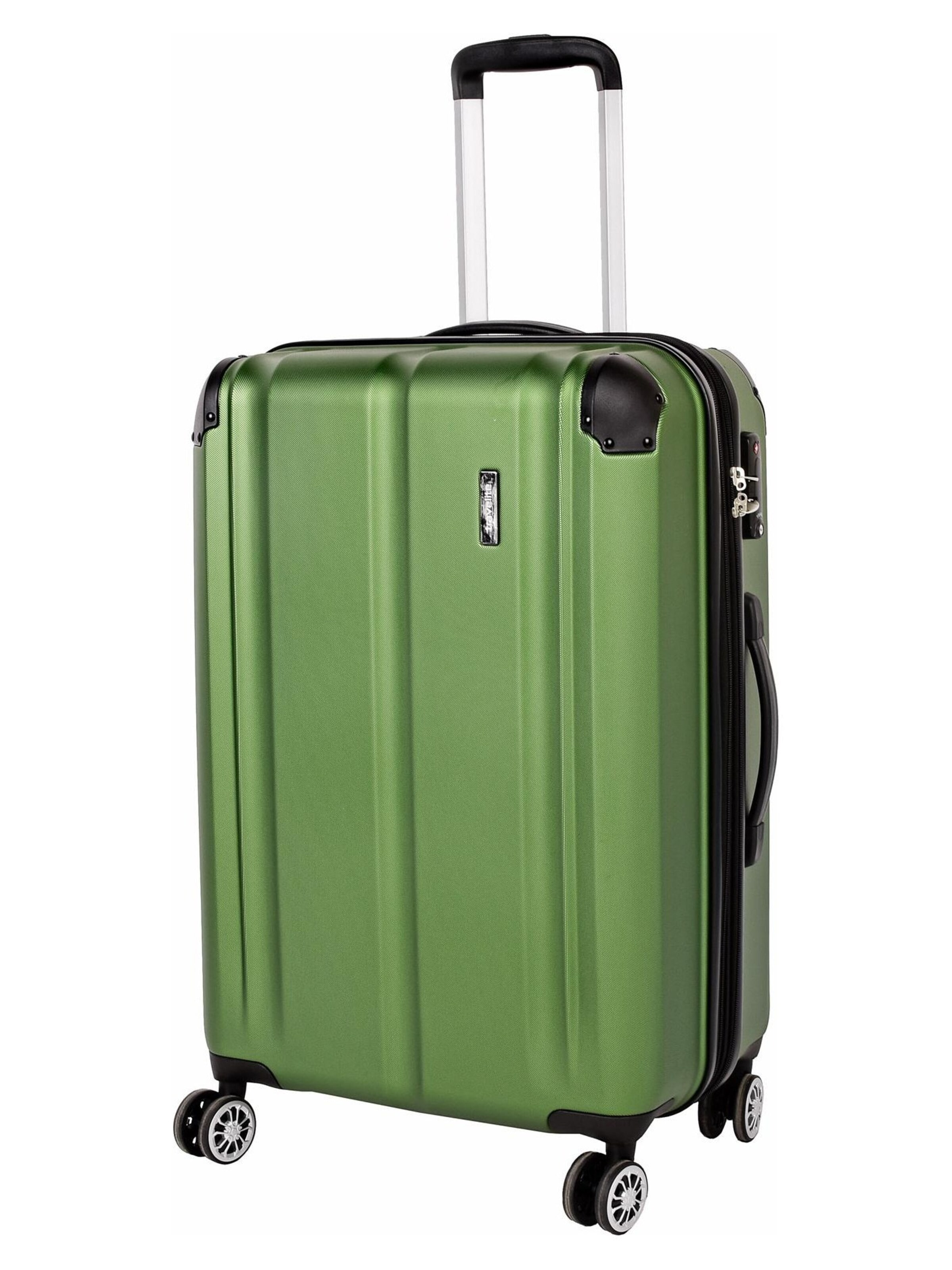 TRAVELITE Koffer in Groen: voorkant