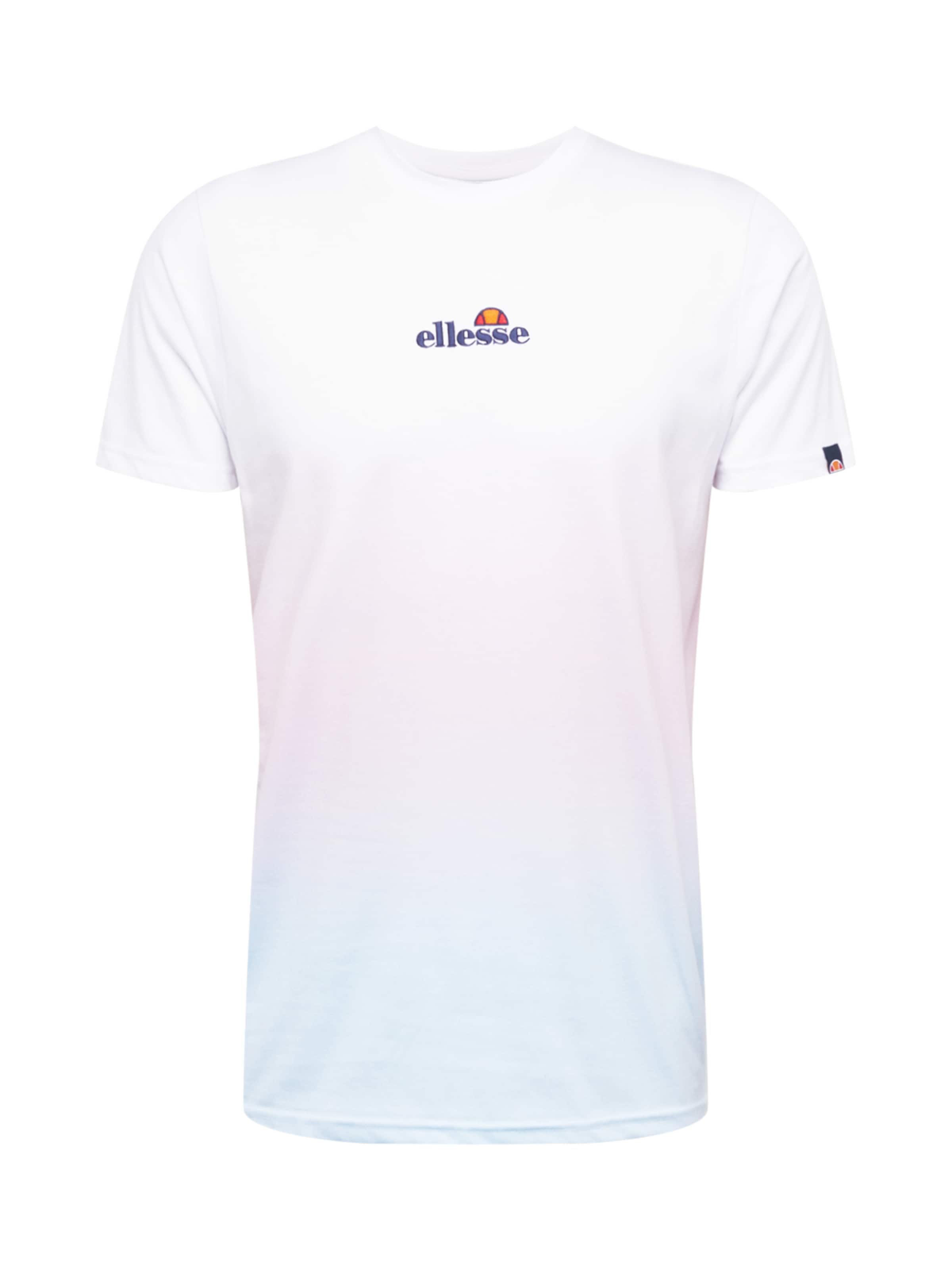 ELLESSE Tričko 'Annoio' - pastelovo modrá / tmavomodrá / oranžová / ružová / biela, Produkt