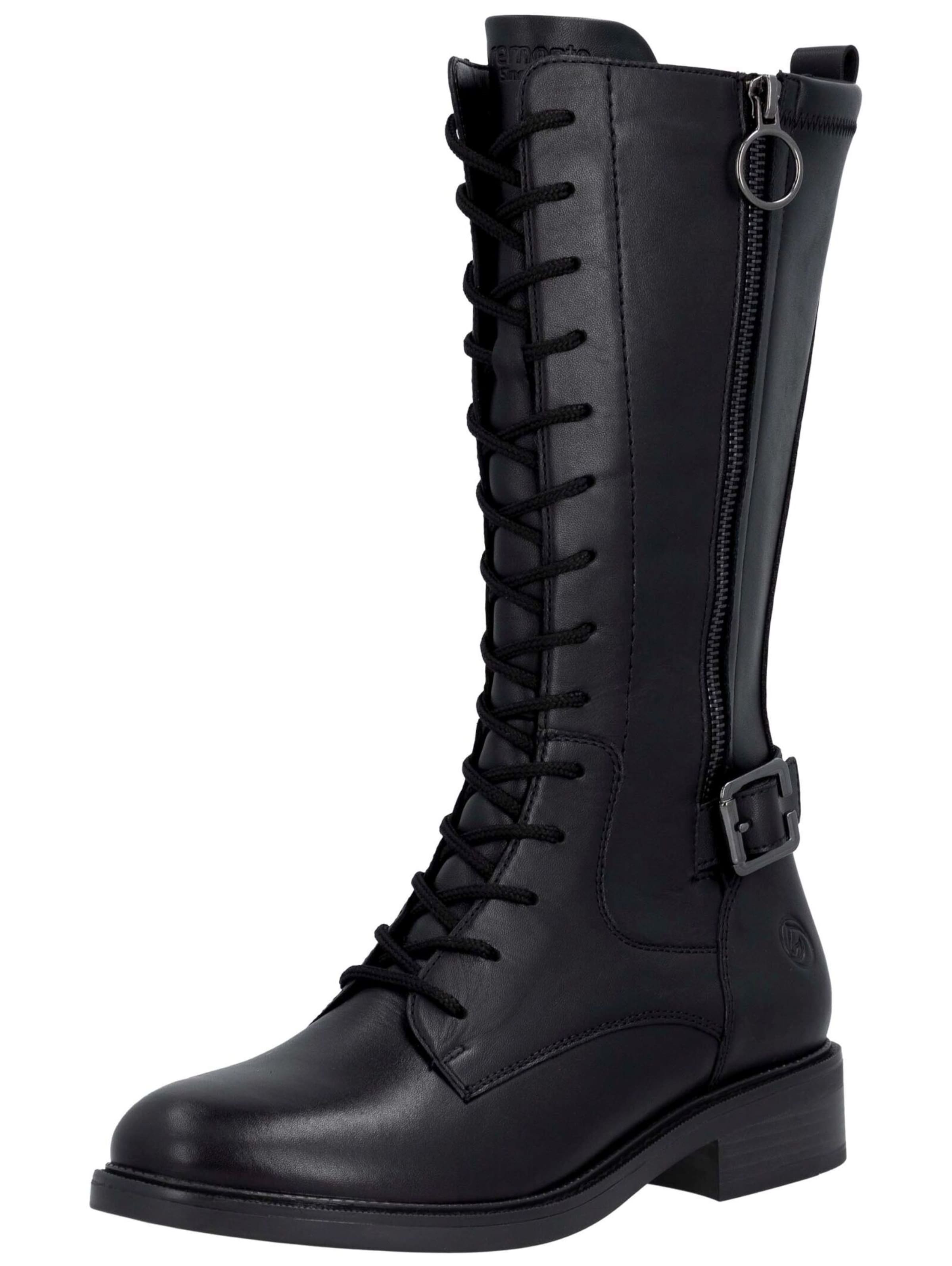 REMONTE Lace-up boot in Black: front