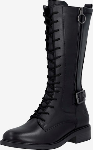 REMONTE Schnürstiefel in Schwarz: Vorderseite