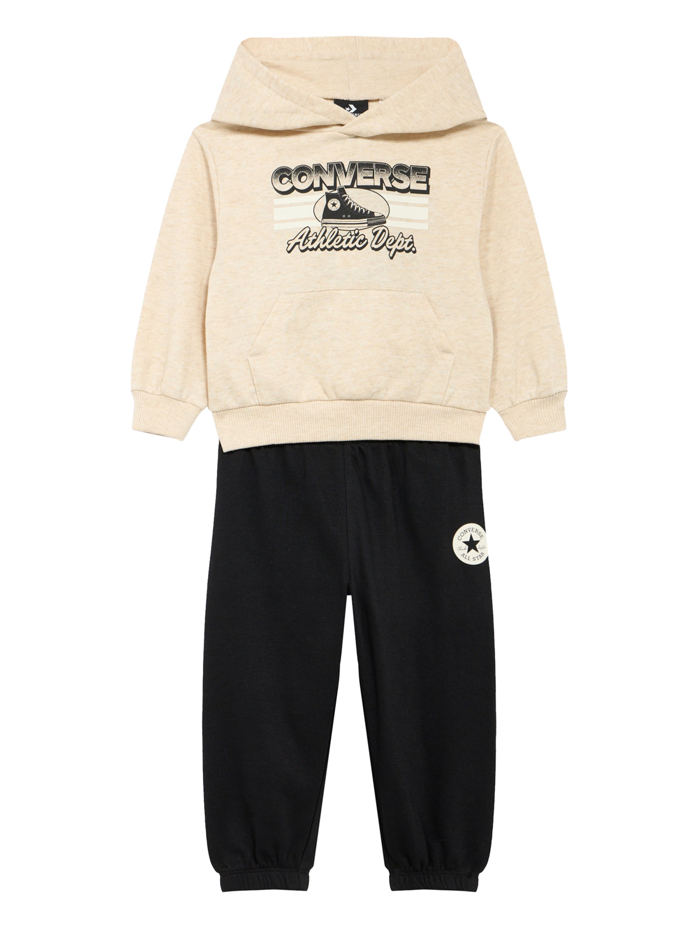 Trening de la CONVERSE pe negru: față