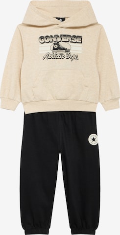 CONVERSE Juoksupuku värissä musta: etupuoli