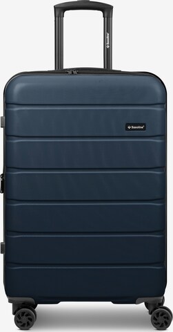Trolley 'Miami' di Saxoline in blu: frontale