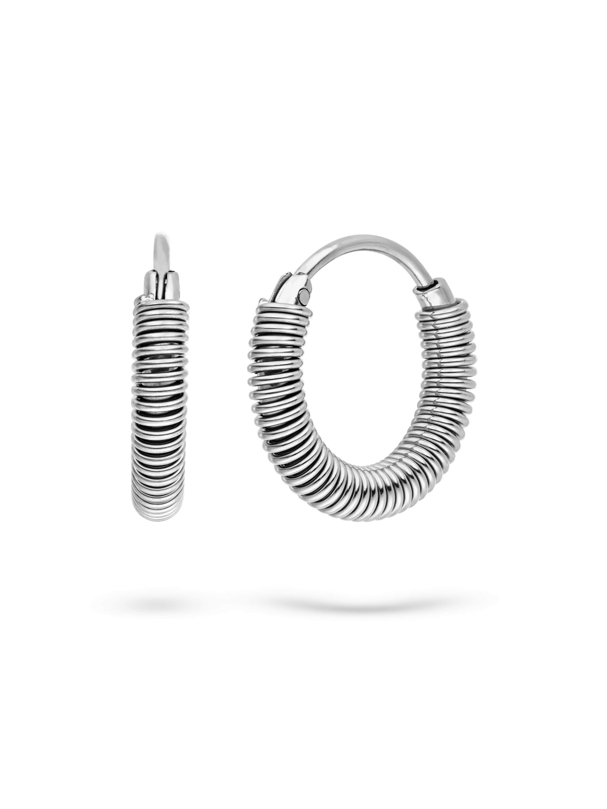 Liebeskind Berlin Oorbellen 'Twist' in Zilver