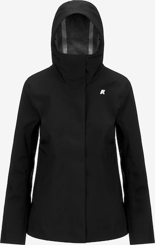 K-Way - Chaqueta de entretiempo 'K-WAY MADALINA BONDED JERSEY GIUBBINO' en negro: frente