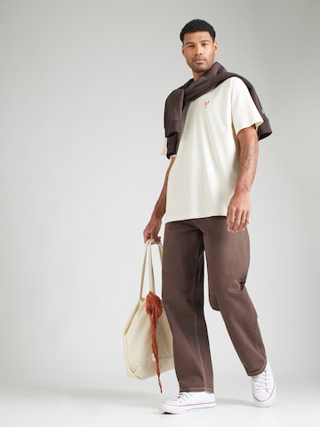 Iriedaily T-Shirt 'LaVida Lobster' in Weiß