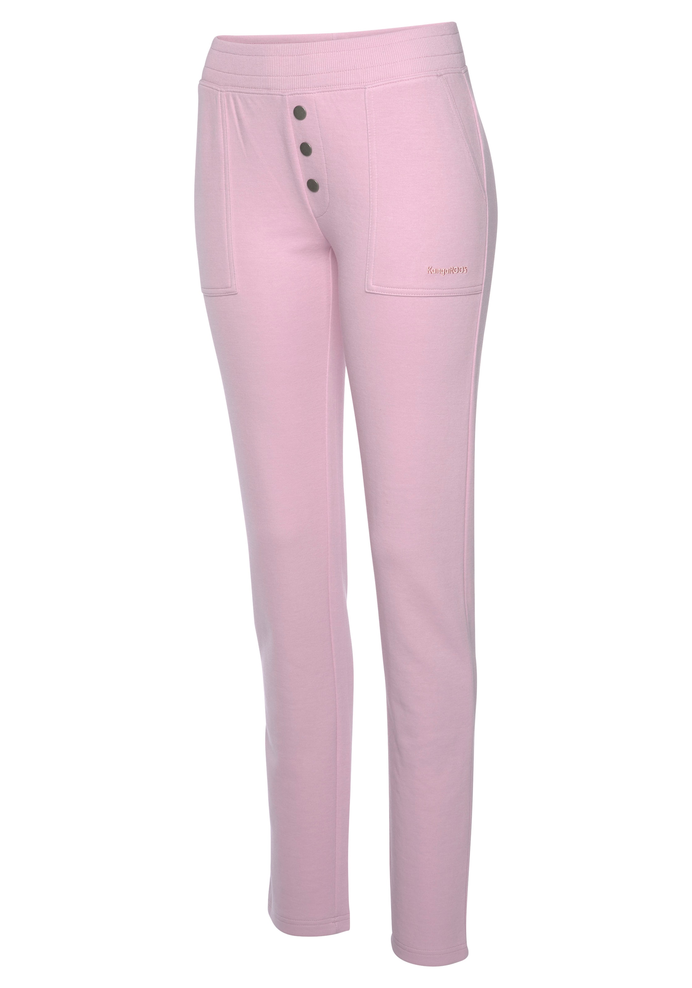 KangaROOS Slim fit Trousers in Pink