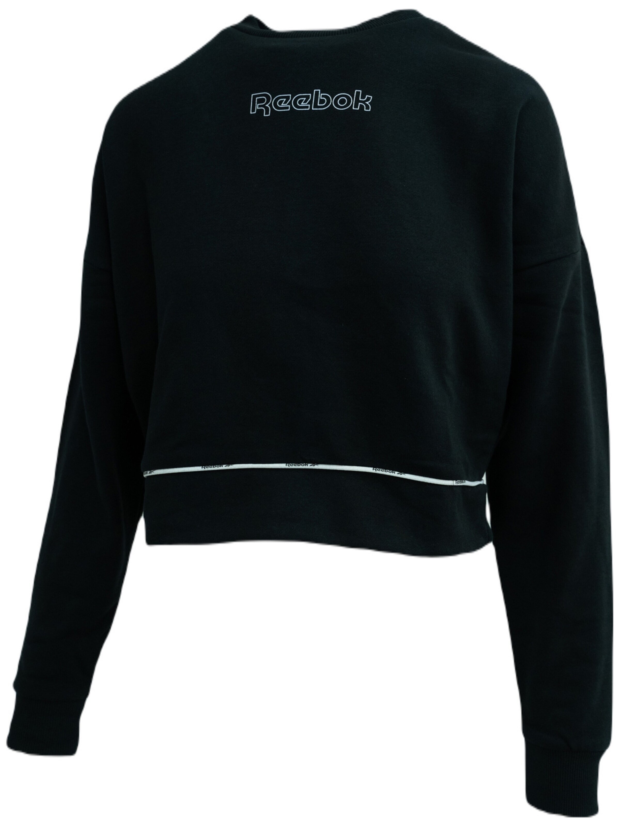Reebok Blouse 'Reebok Piping Crewneck' in Black
