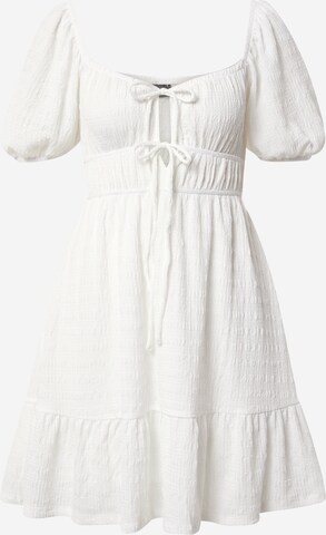 Robe 'Antonia' Gina Tricot en blanc : devant