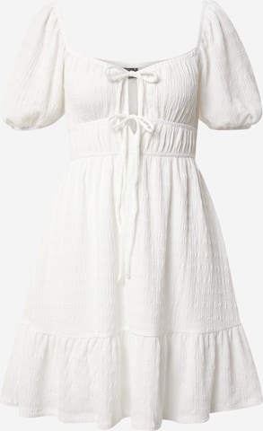 Gina Tricot Φόρεμα 'Antonia' σε λευκό: μπροστά