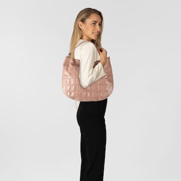 ABRO Schultertasche 'Mia' in Pink