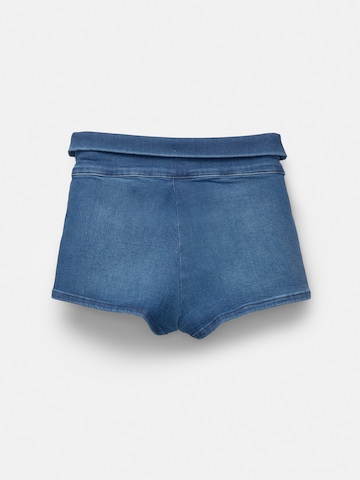 Pull&Bear Skinny Jeansy w kolorze niebieski