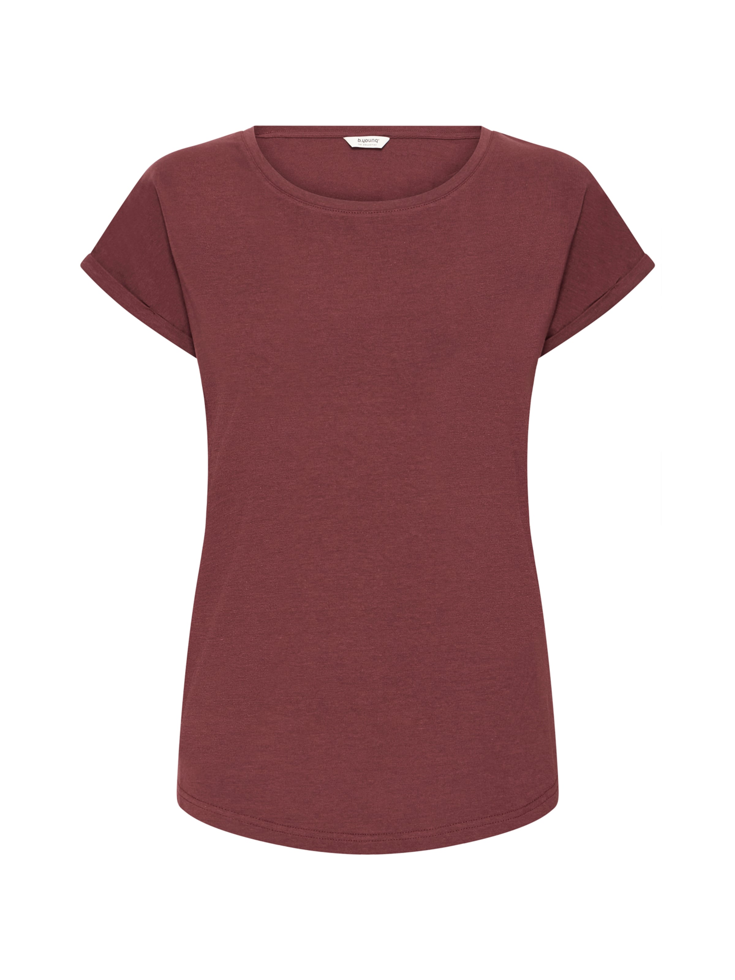sarkans b.young T-Krekls 'Pamila': no priekšpuses