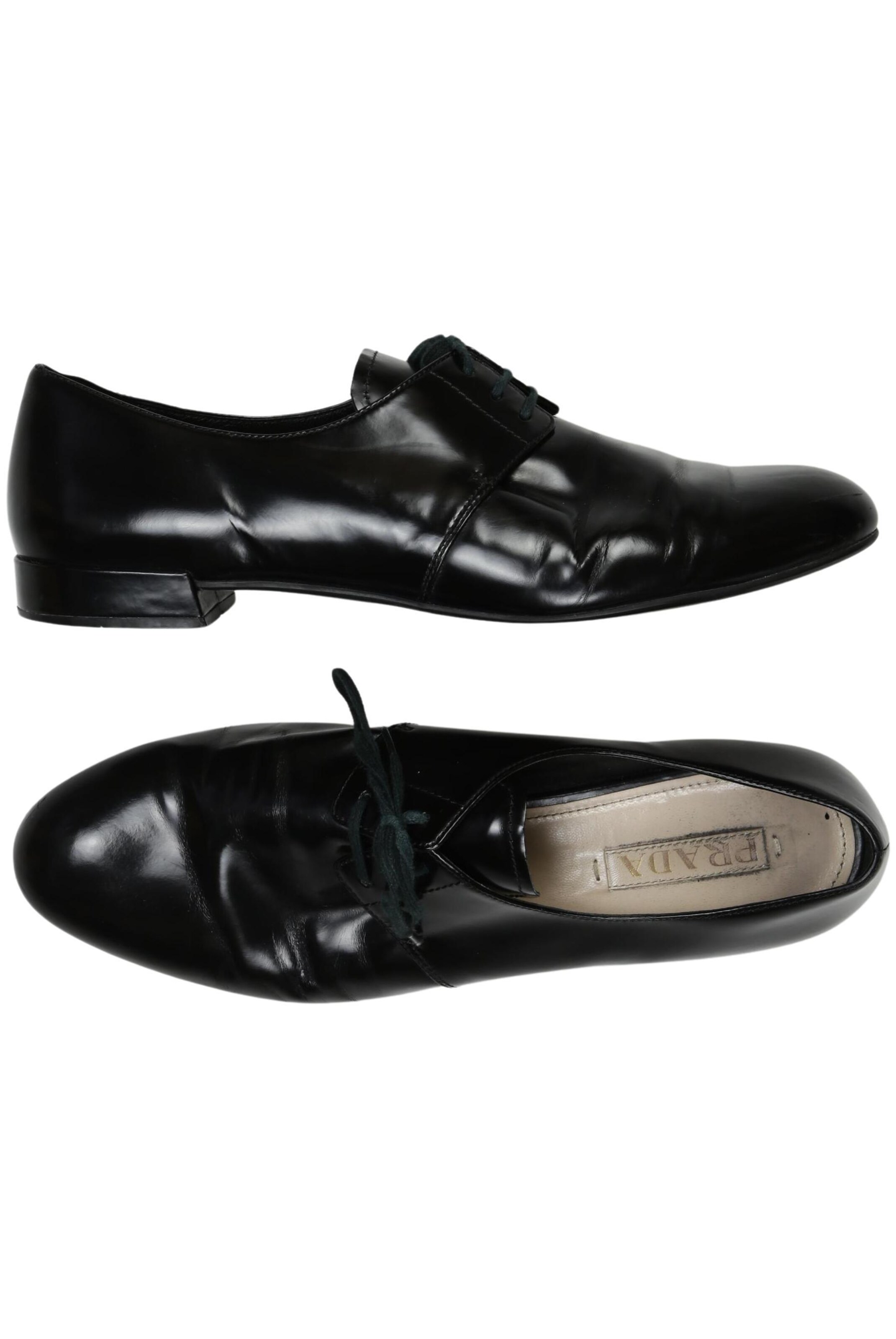 PRADA Halbschuh 40,5 in Schwarz: Vorderseite