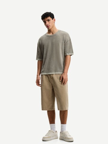 Bershka Shirt in Grey