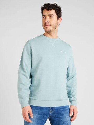 Sweat-shirt Lyle & Scott en bleu : devant