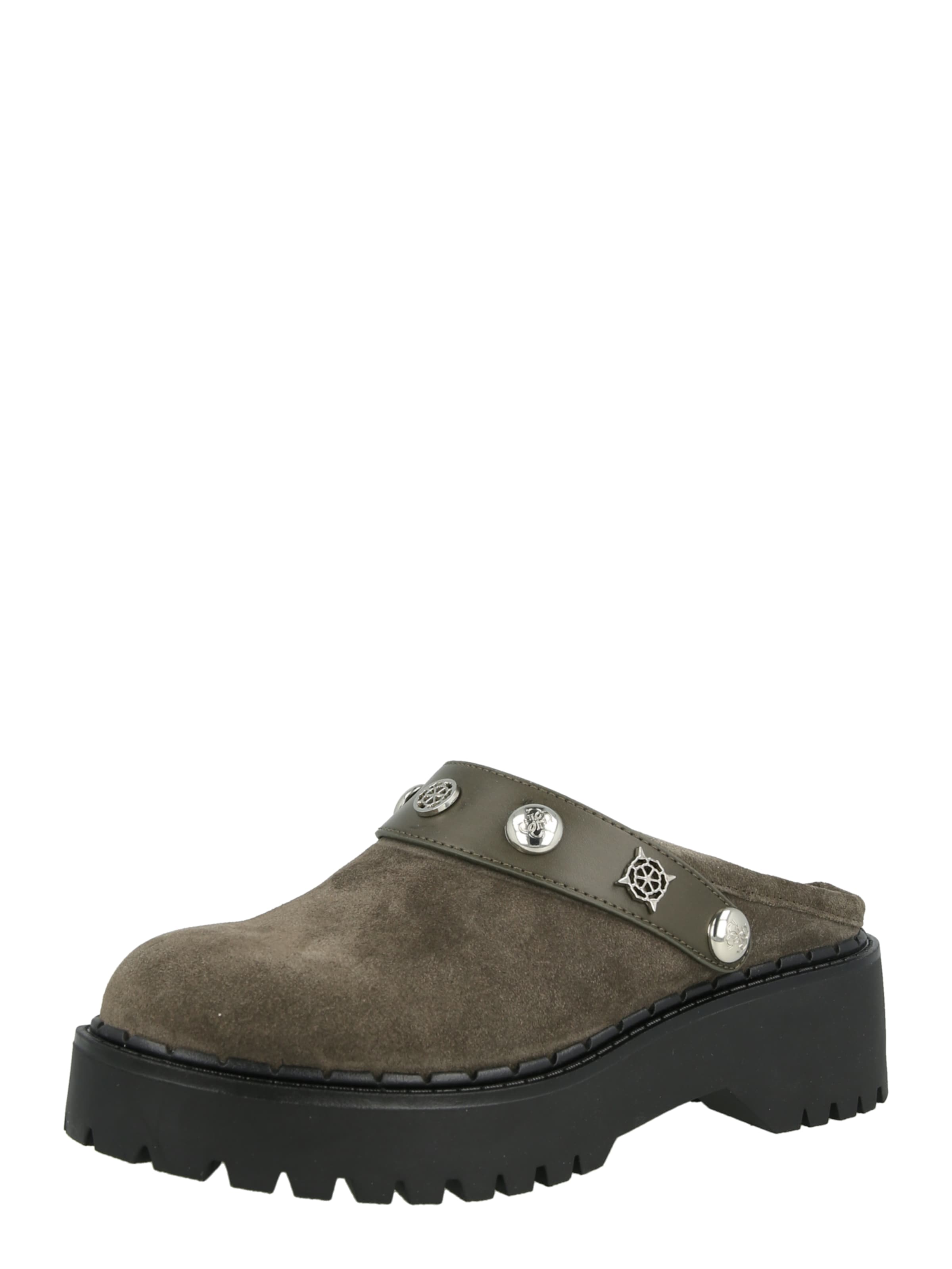 GUESS - Zuecos 'WENNA2' en verde: frente