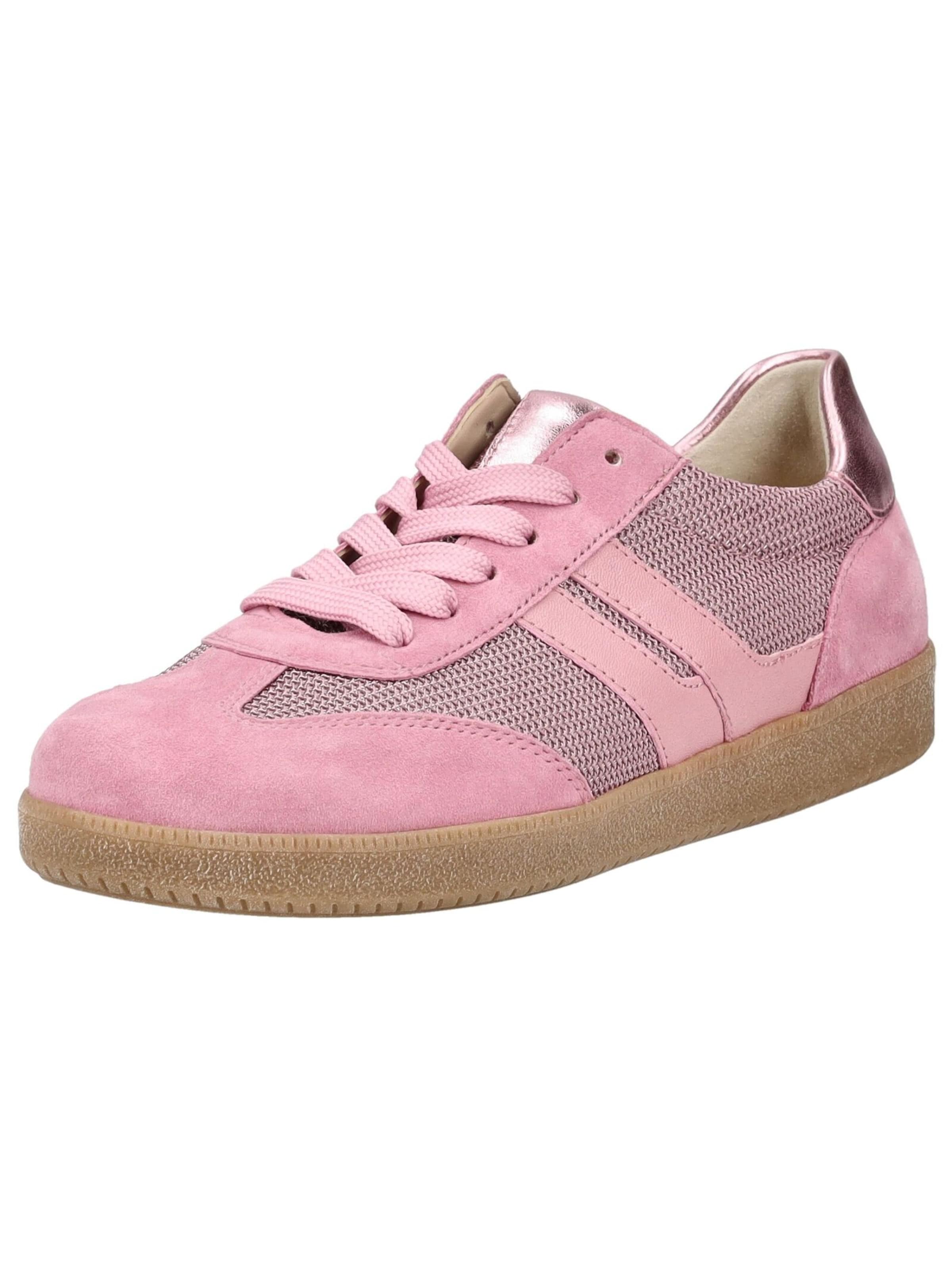 Baskets basses GABOR en rose : devant