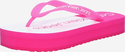 Calvin Klein Jeans Klipklappere i fuchsia / hvid, Produktvisning