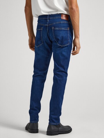 Coupe slim Jean 'Stanley' Pepe Jeans en bleu