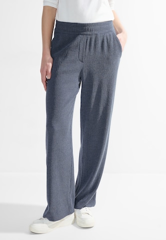 CECIL Wide leg Pants in Blue: front