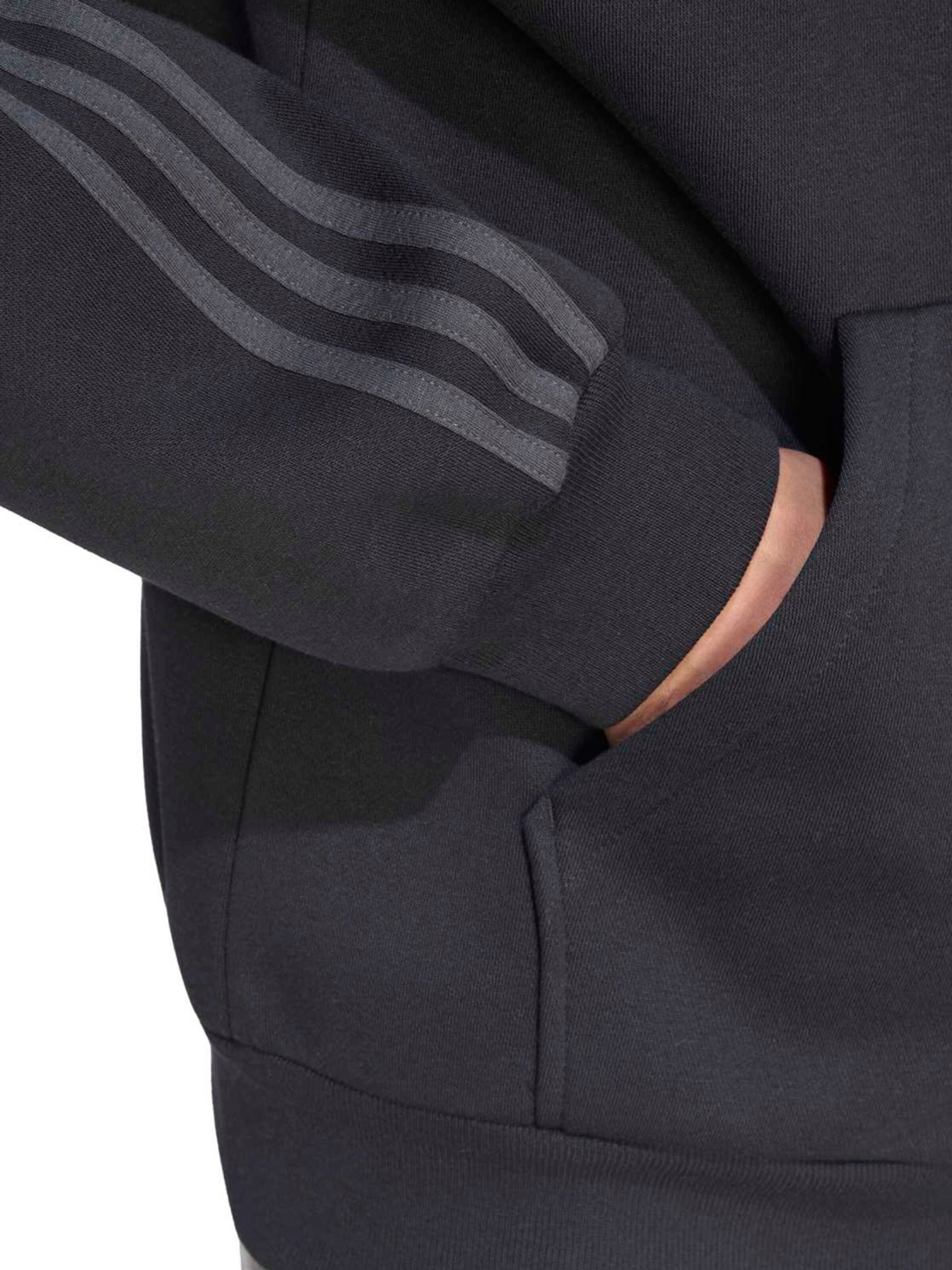 ADIDAS SPORTSWEAR - Casaco de treino em moletão em preto