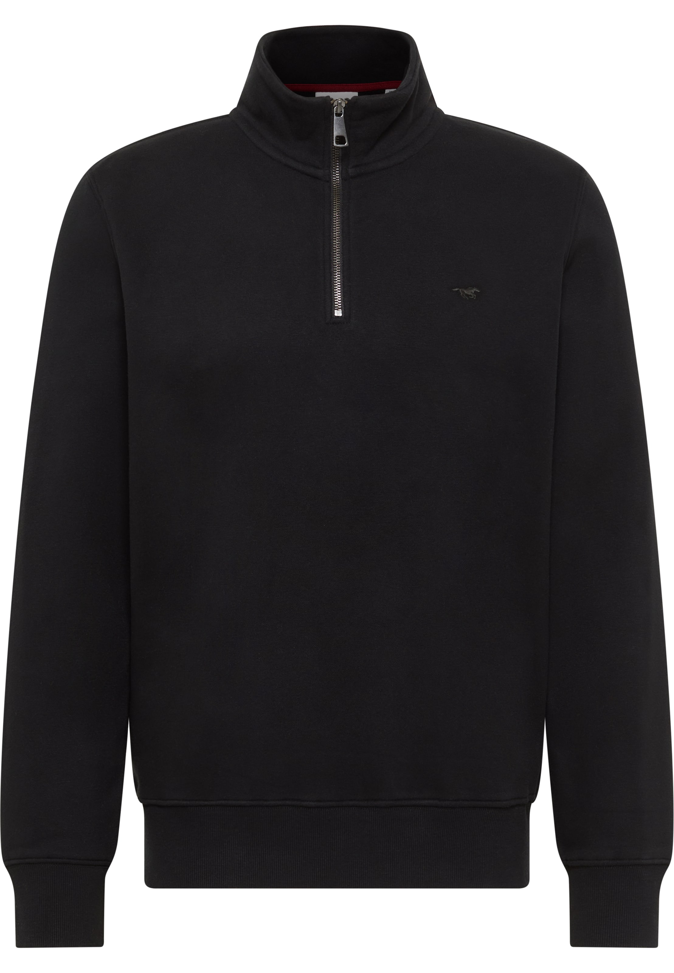 MUSTANG Sweatshirt 'Franklin' in Black: front