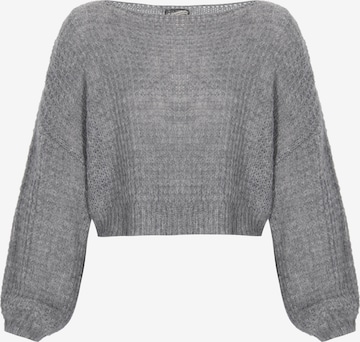 Pull-over DreiMaster Vintage en gris : devant